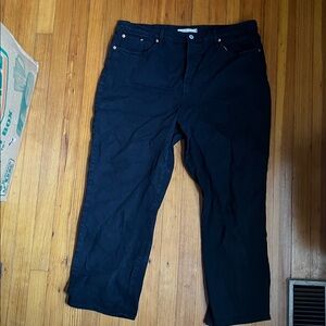Levi's Black Wedgie Straight